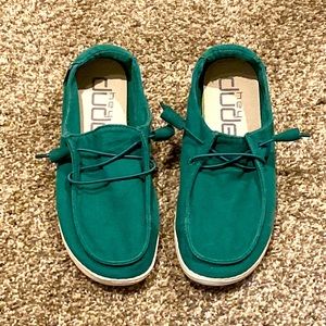 Hey Dude green shoes